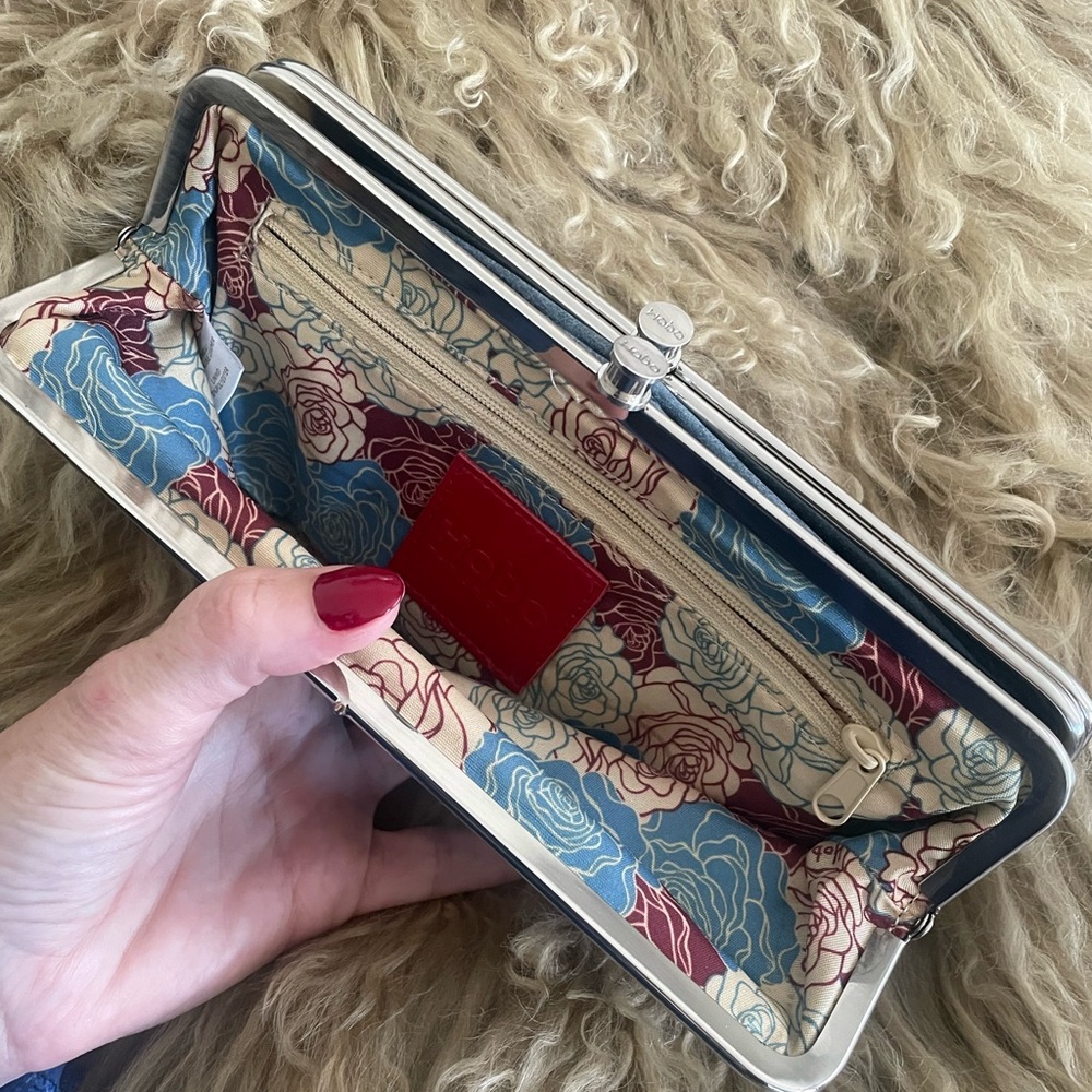 Leather Hobo Clutch - Picture 4 of 6
